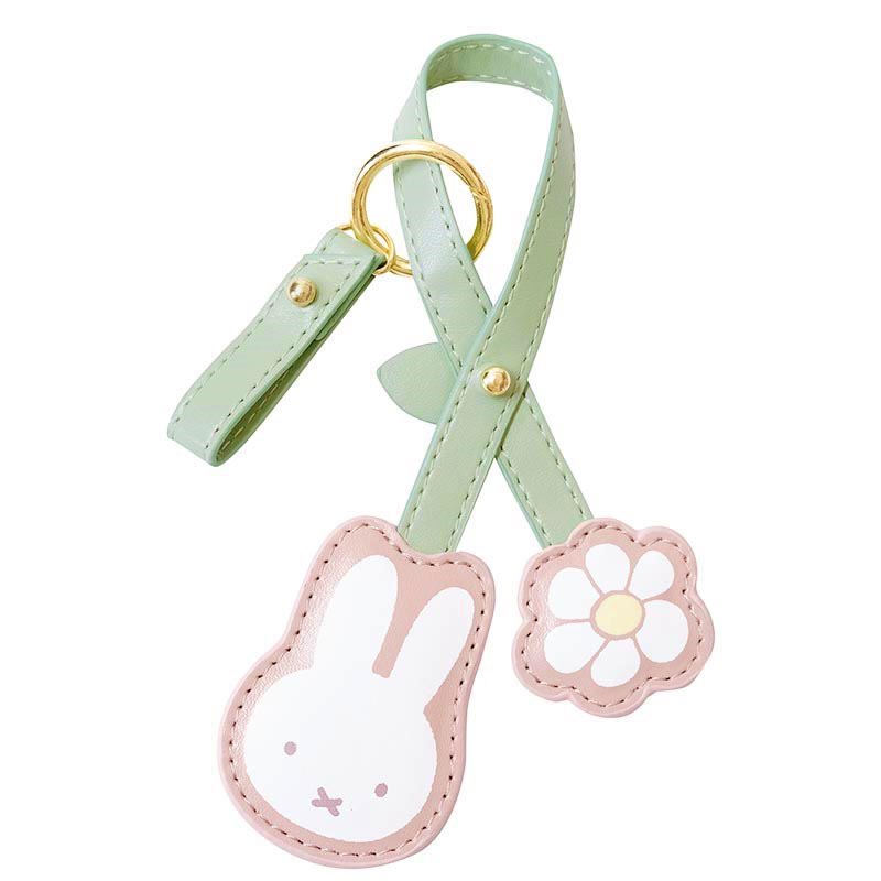 Dick Bruna miffy ミッフィーmf PUスマートキーホルダー2 ミッフィー&フラワー/LIC-MF0212